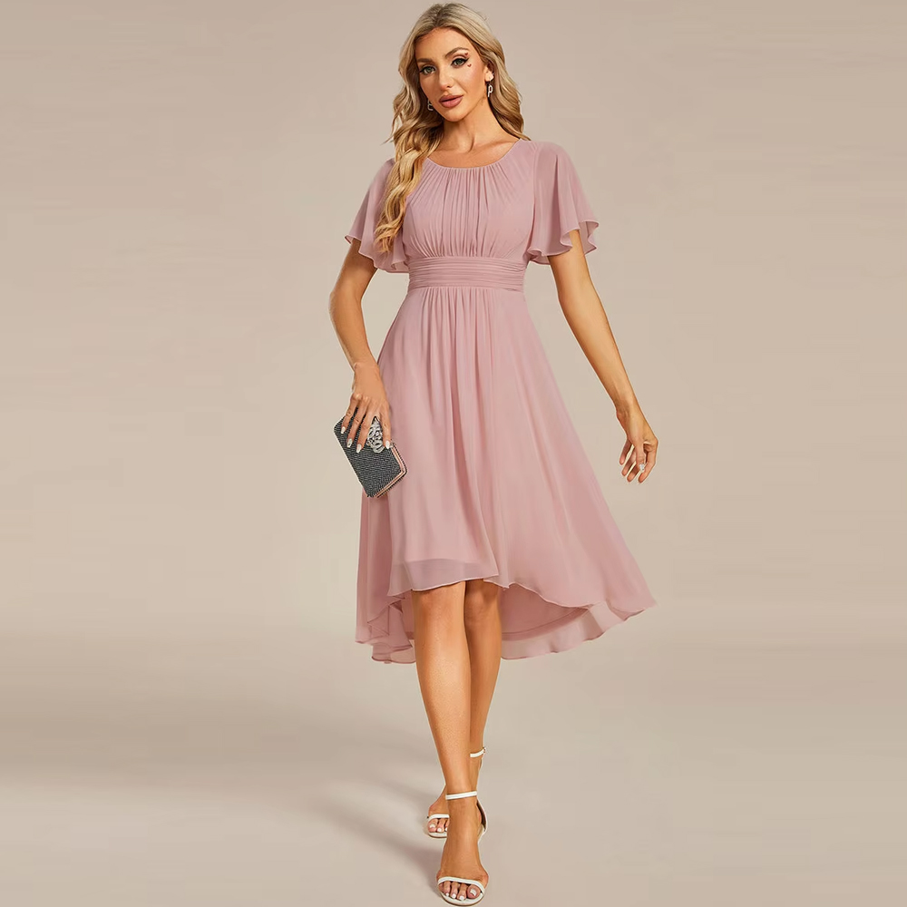 Lace Ribbon Trim - BAZIIINGAAA Party Dress Graceful Lotus Leaf