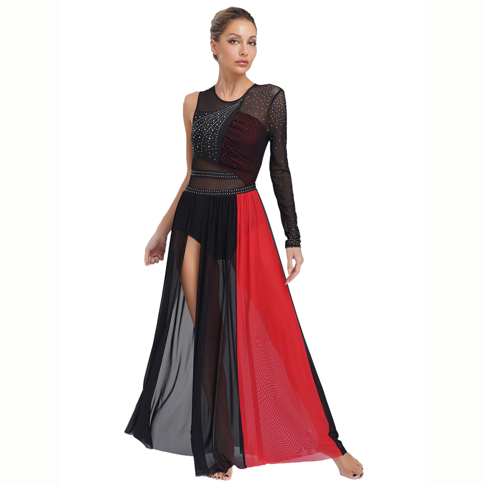 Women Lyrical Dance Costume Rh - Rhinestone Banding Trim のレビューと価格
