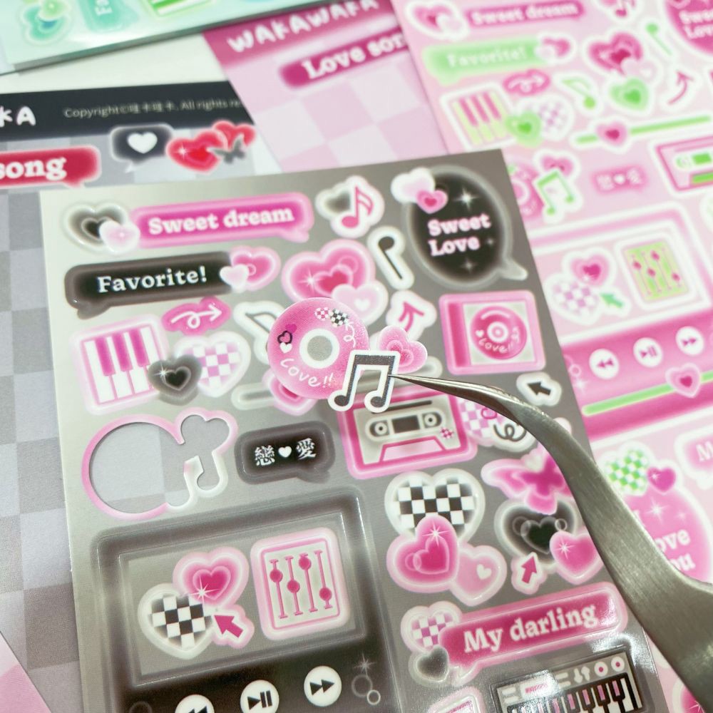 SCRAPBOOK Music Decorative STI - Glitter Vinyl Roll のレビューと価格