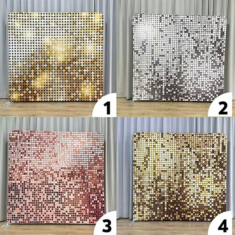8x8ft Gold Glitter Photo Fabri - Sequin Fabric Panel のレビューと価格