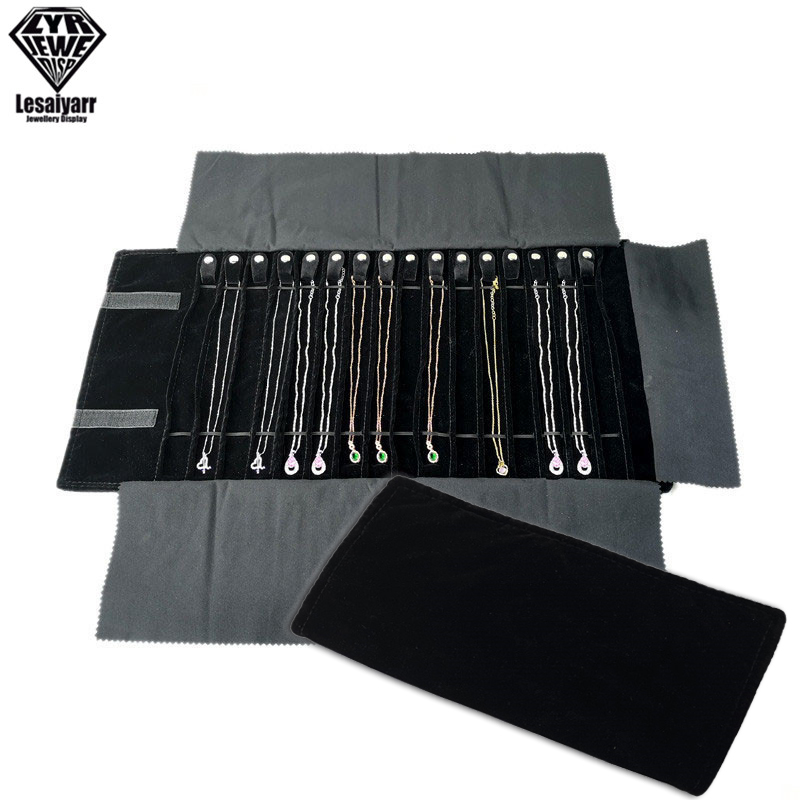 Travel Jewelry Organizer Roll  - Velvet Ribbon Roll のレビューと価格