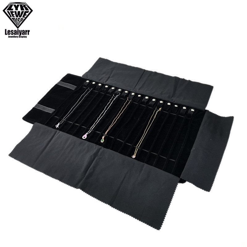 Travel Jewelry Organizer Roll  - Velvet Ribbon Roll のレビューと価格