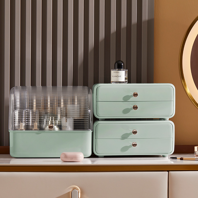 Desktop Cosmetics Storage Box  - Craft Embellishment Storage のレビューと価格