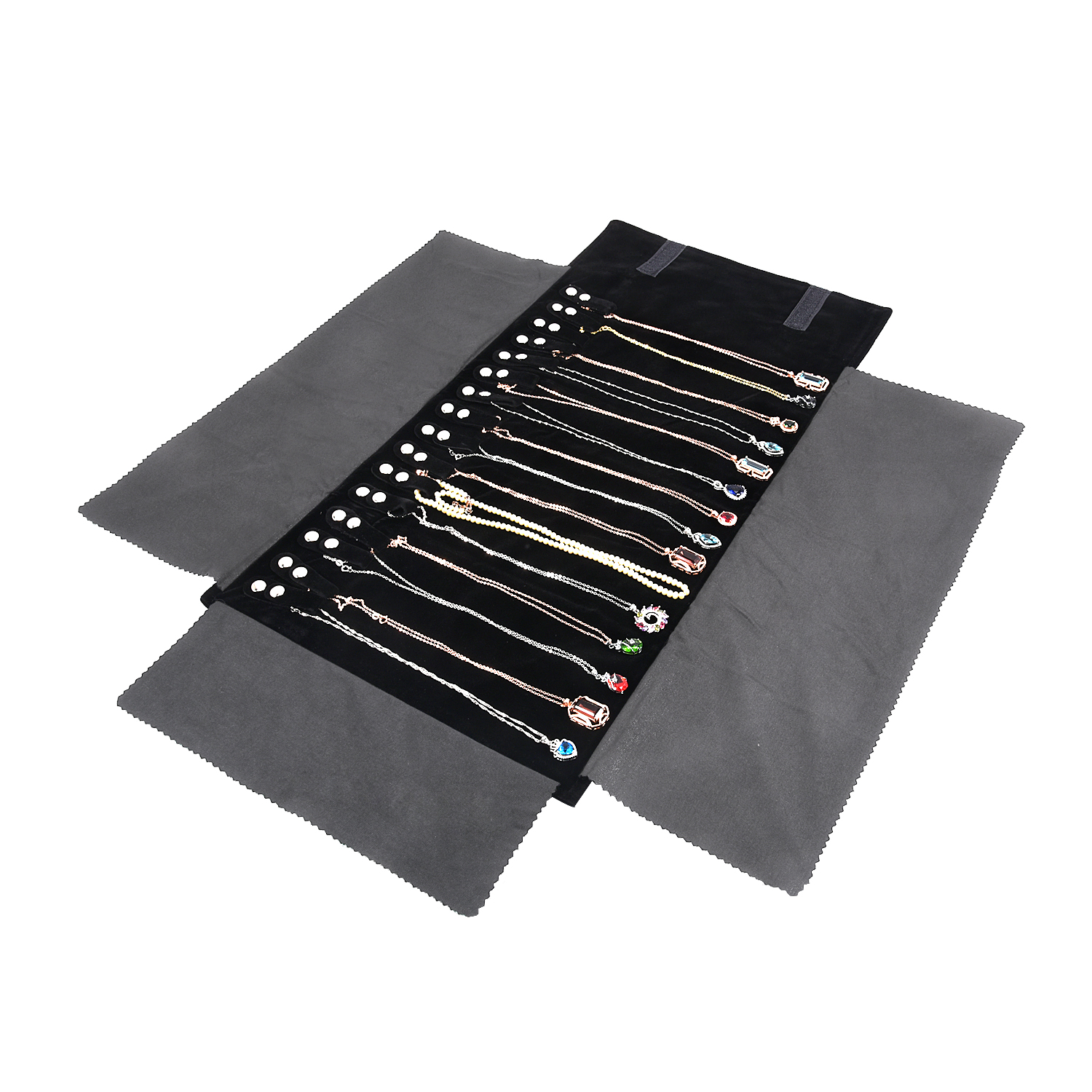Travel Jewelry Necklace Displa - Velvet Ribbon Roll のレビューと価格