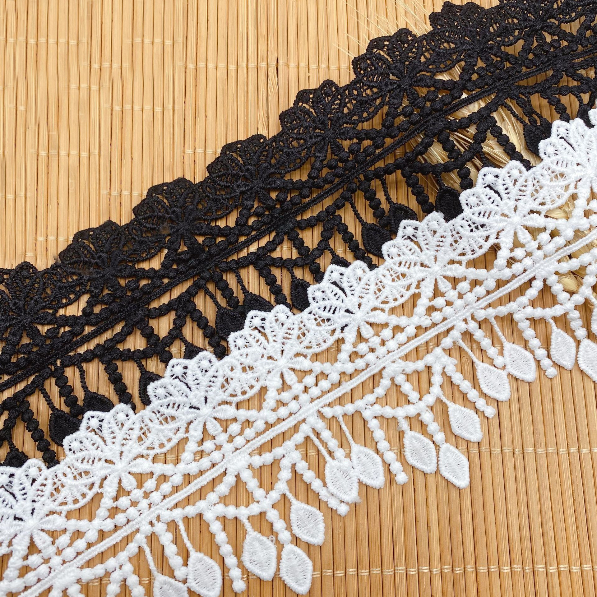 3Yards Embroidery Hollow Flowe - Lace Ribbon Trim のレビューと価格