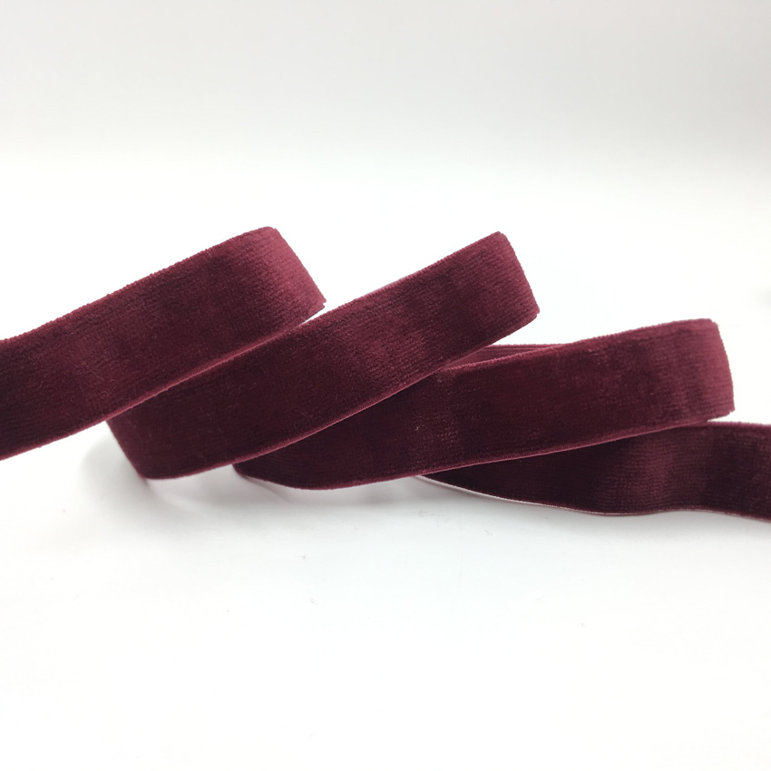 15mm 5Yards Velvet Elastic Ban - Velvet Ribbon Roll のレビューと価格