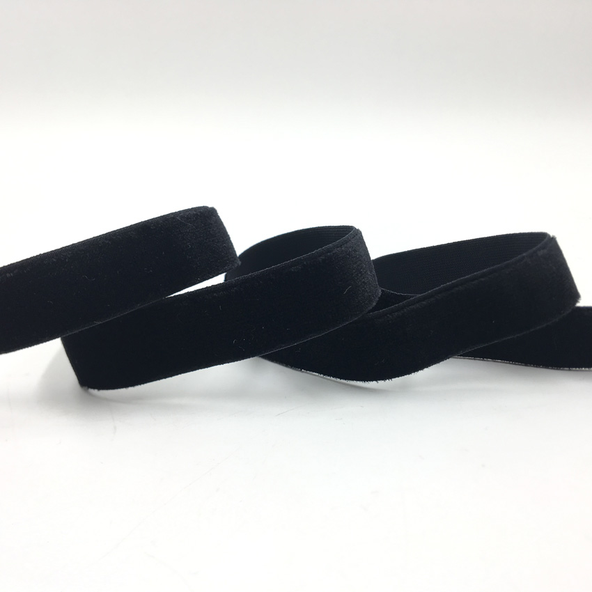 15mm 5Yards Velvet Elastic Ban - Velvet Ribbon Roll のレビューと価格