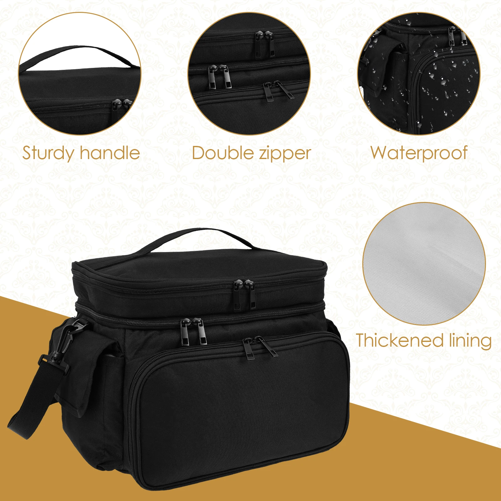 Large Sewing Bag Wool Knitting - Craft Embellishment Storage のレビューと価格