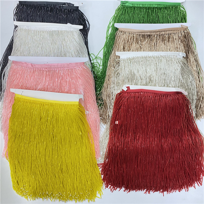2metros/lot 30cm Wide High Qua - Beaded Trim Fringe のレビューと価格