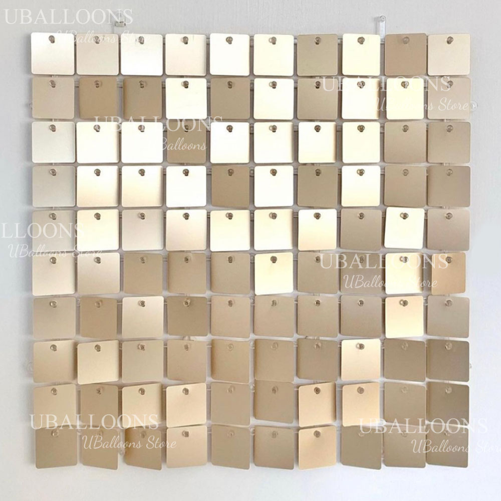 Matte Champagne Gold Backdrop  - Sequin Fabric Panel のレビューと価格