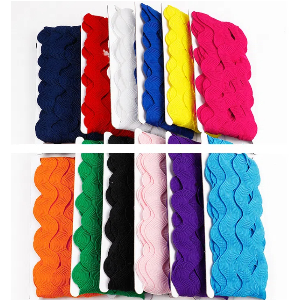 10yard/lot Ric Rac Zig Zag Rib - Velvet Ribbon Roll のレビューと価格