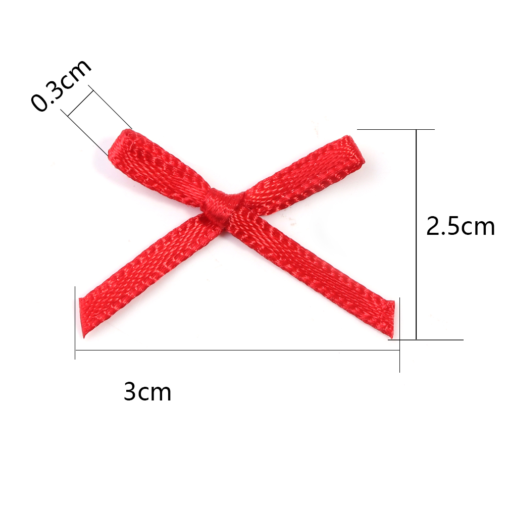 50Pcs 2.5x3cm Ribbons Mini Sat - Embellishments For Scrapbooking のレビューと価格