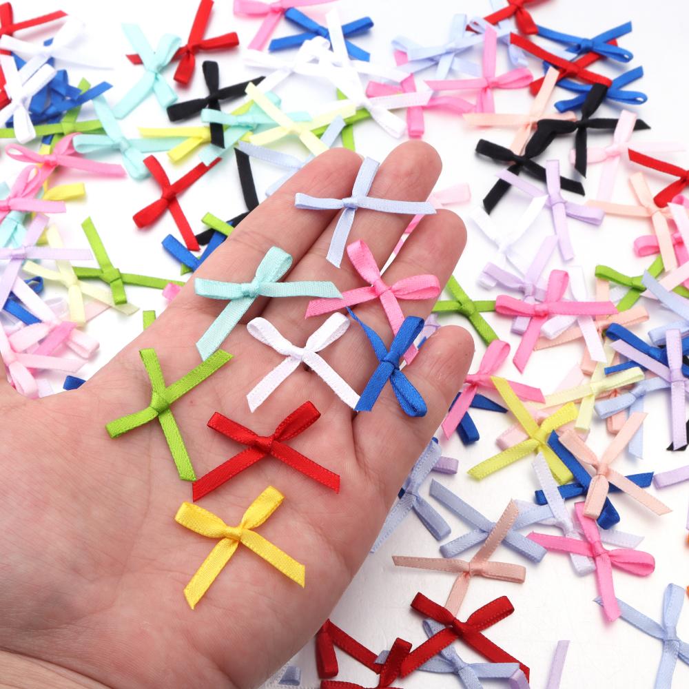 50Pcs 2.5x3cm Ribbons Mini Sat - Embellishments For Scrapbooking のレビューと価格