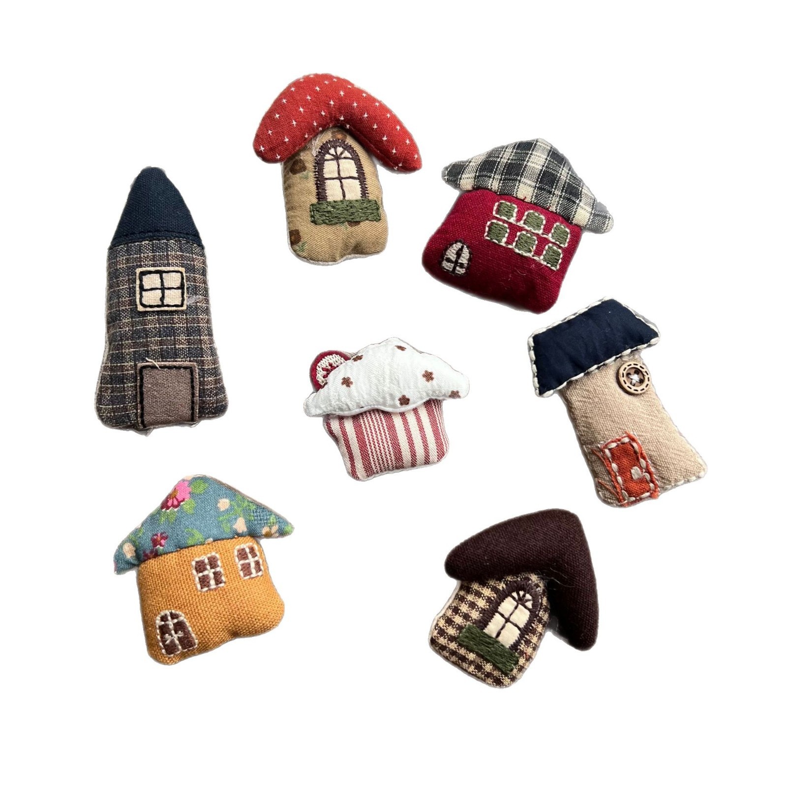 Stuffed Fabric Mushroom House  - Craft Embellishments のレビューと価格