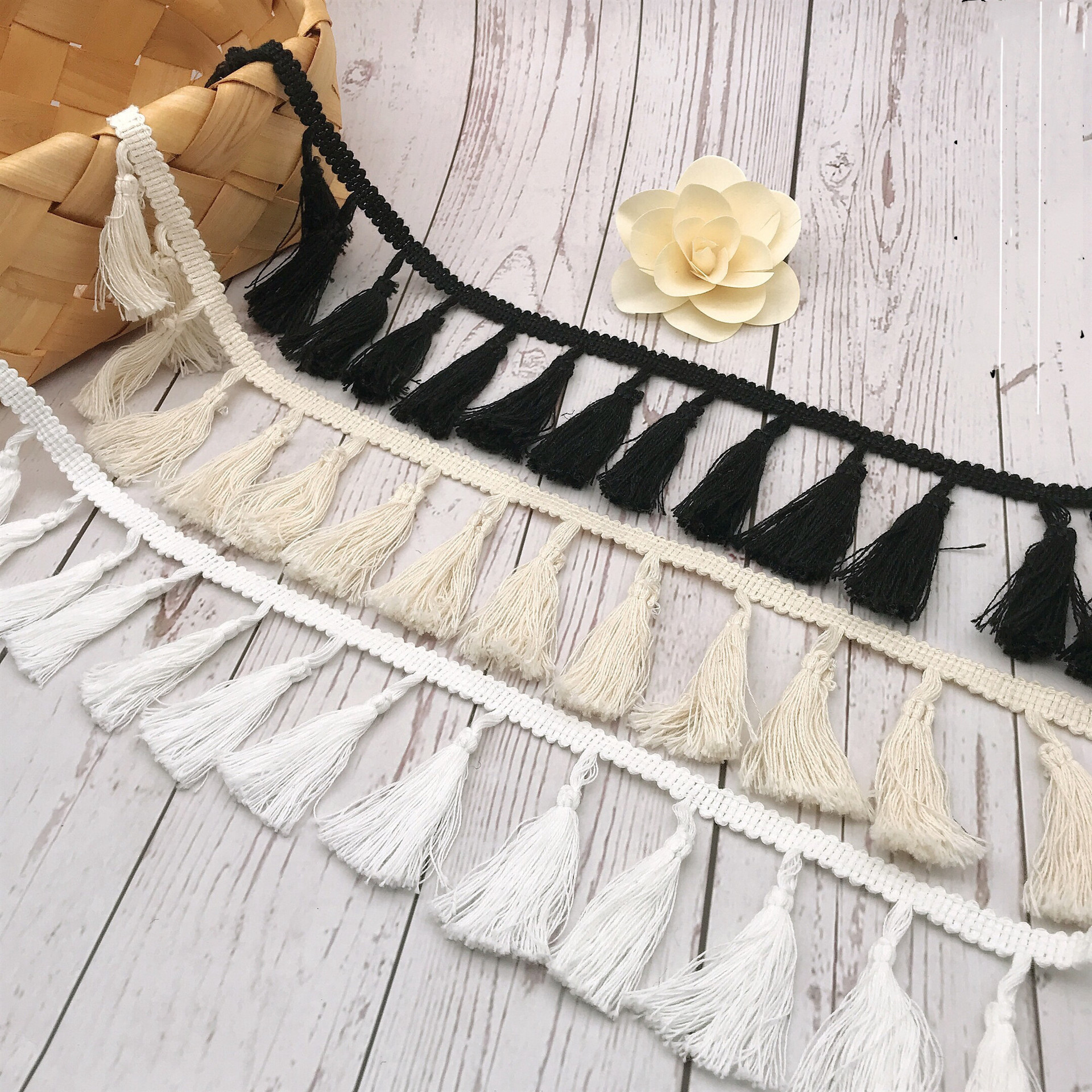 3Yards/Lot Cotton Fabrics Brai - Lace Ribbon Trim のレビューと価格