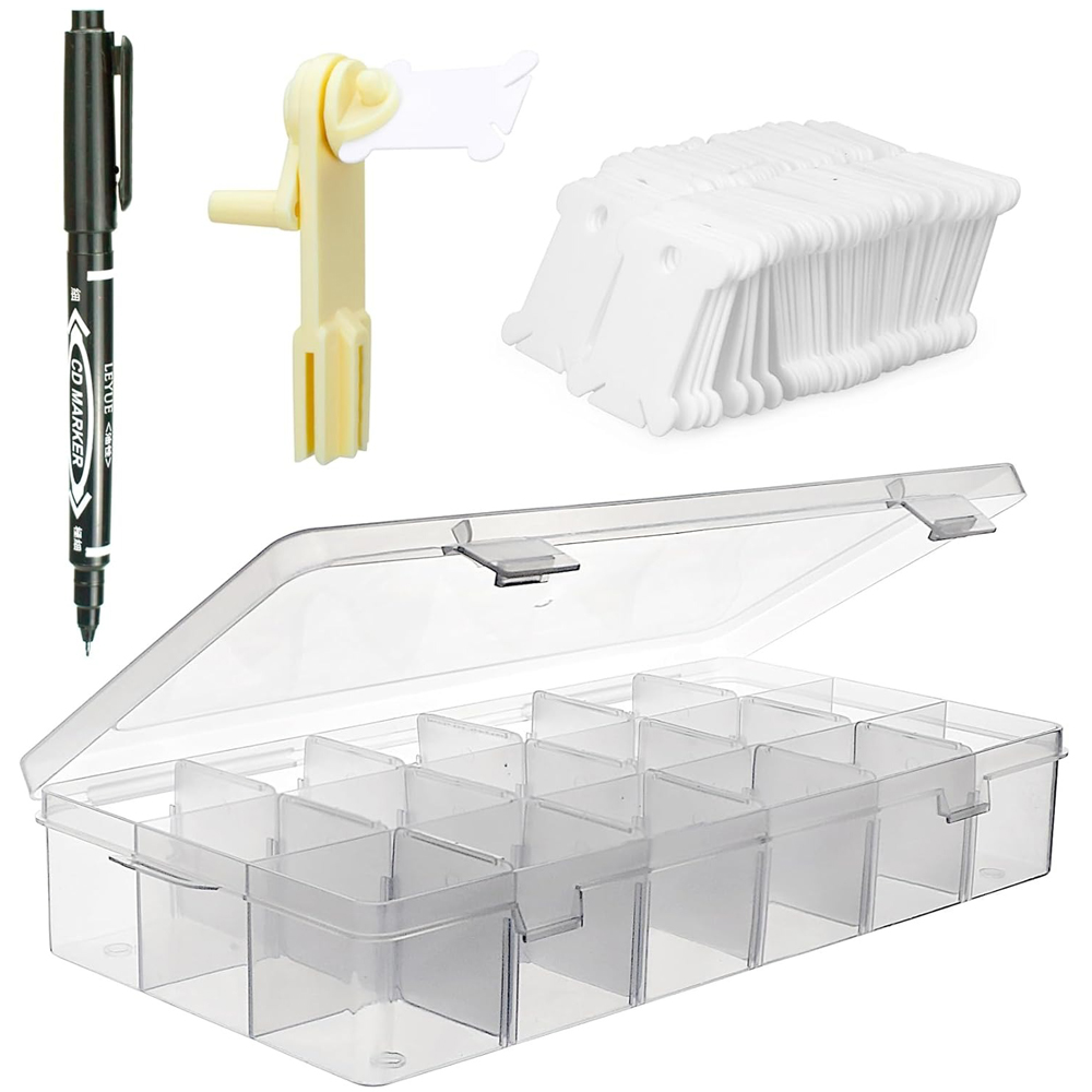 Embroidery Floss Organizer 18  - Craft Embellishment Storage のレビューと価格