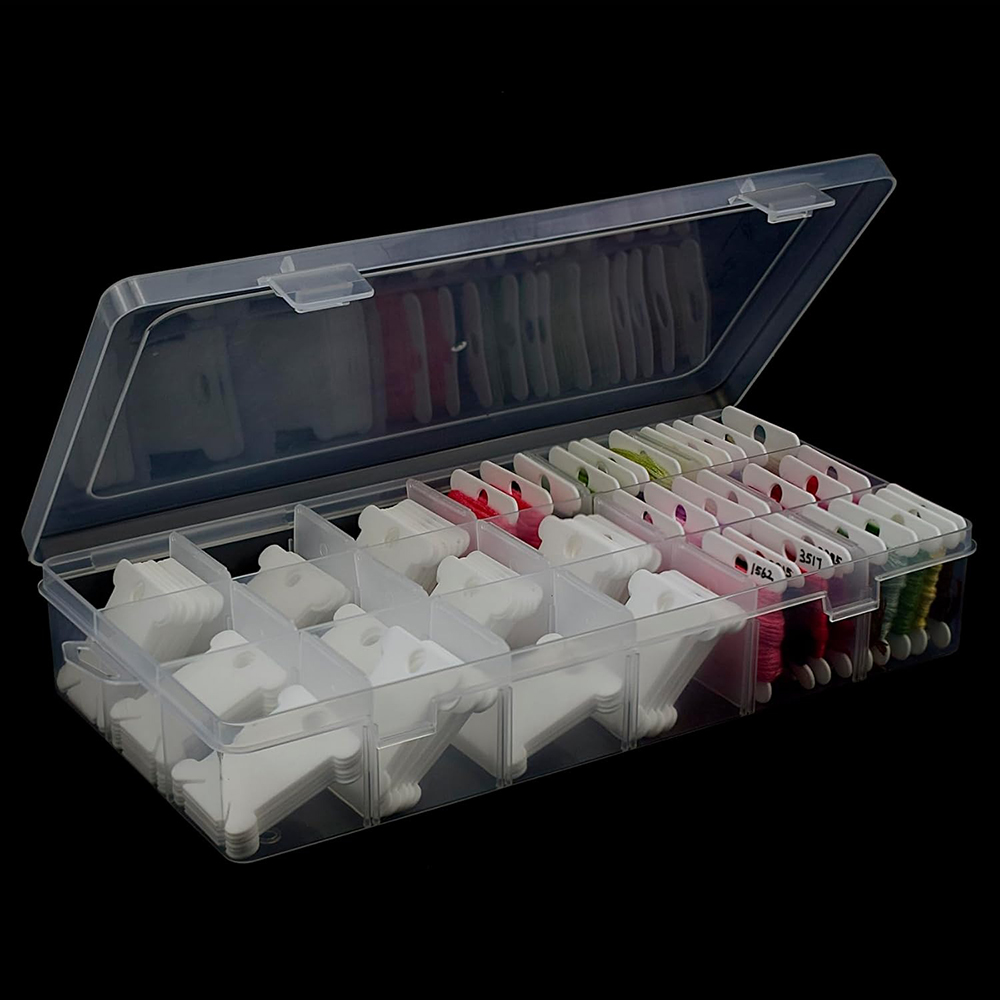 Embroidery Floss Organizer 18  - Craft Embellishment Storage のレビューと価格