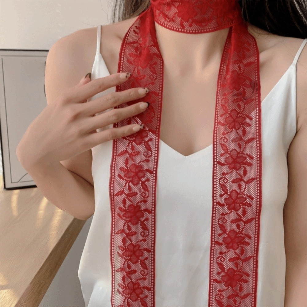 Stylish Floral Lace Printed Sc - Lace Ribbon Trim のレビューと価格