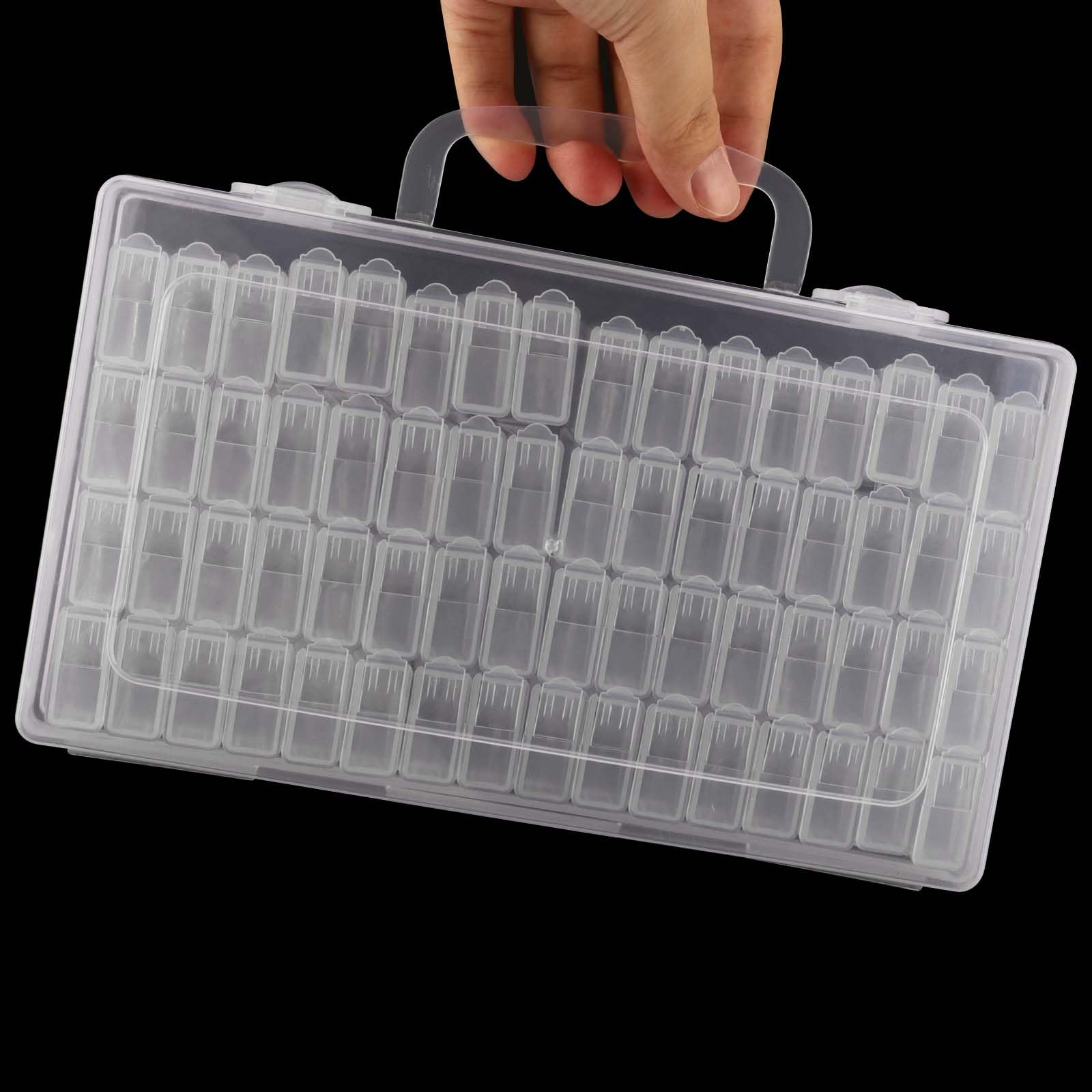 1/2/3/4Pack 64gird Diamond Pai - Craft Embellishment Storage のレビューと価格