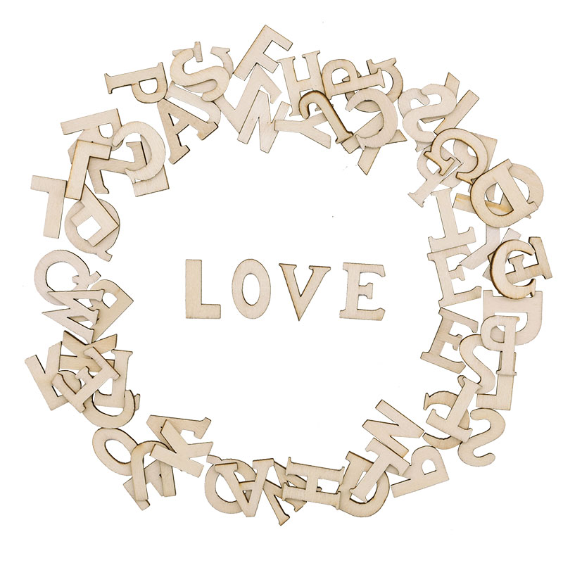 100pcs Letters Wooden Alphabet - Embellish Craft のレビューと価格
