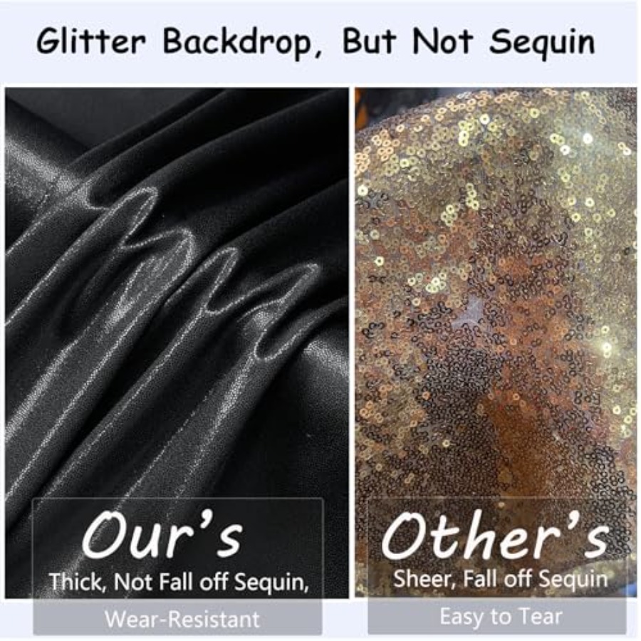 Party backdrop curtain: wrinkl - Sequin Fabric Panel のレビューと価格