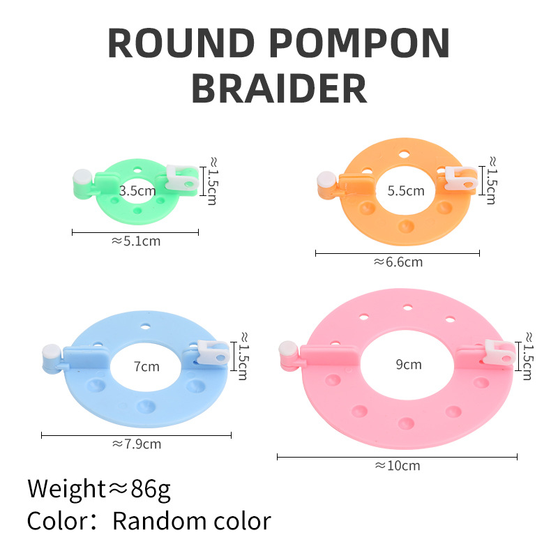 Handmade yarn ball maker, hand - Pom Pom Maker Tool のレビューと価格