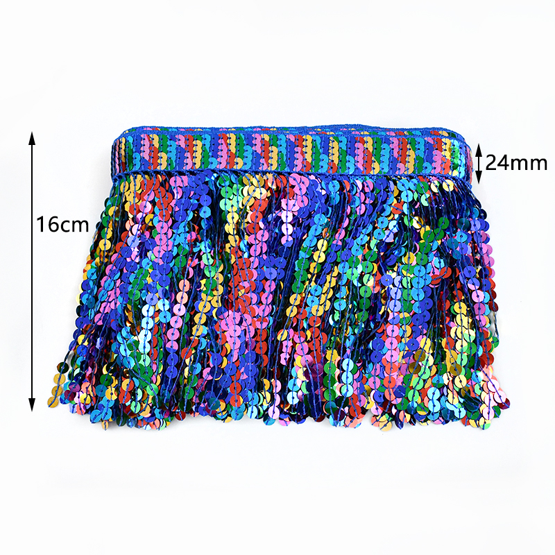 5/10Yards Sequin Fringe Tassel - Beaded Trim Fringe のレビューと価格