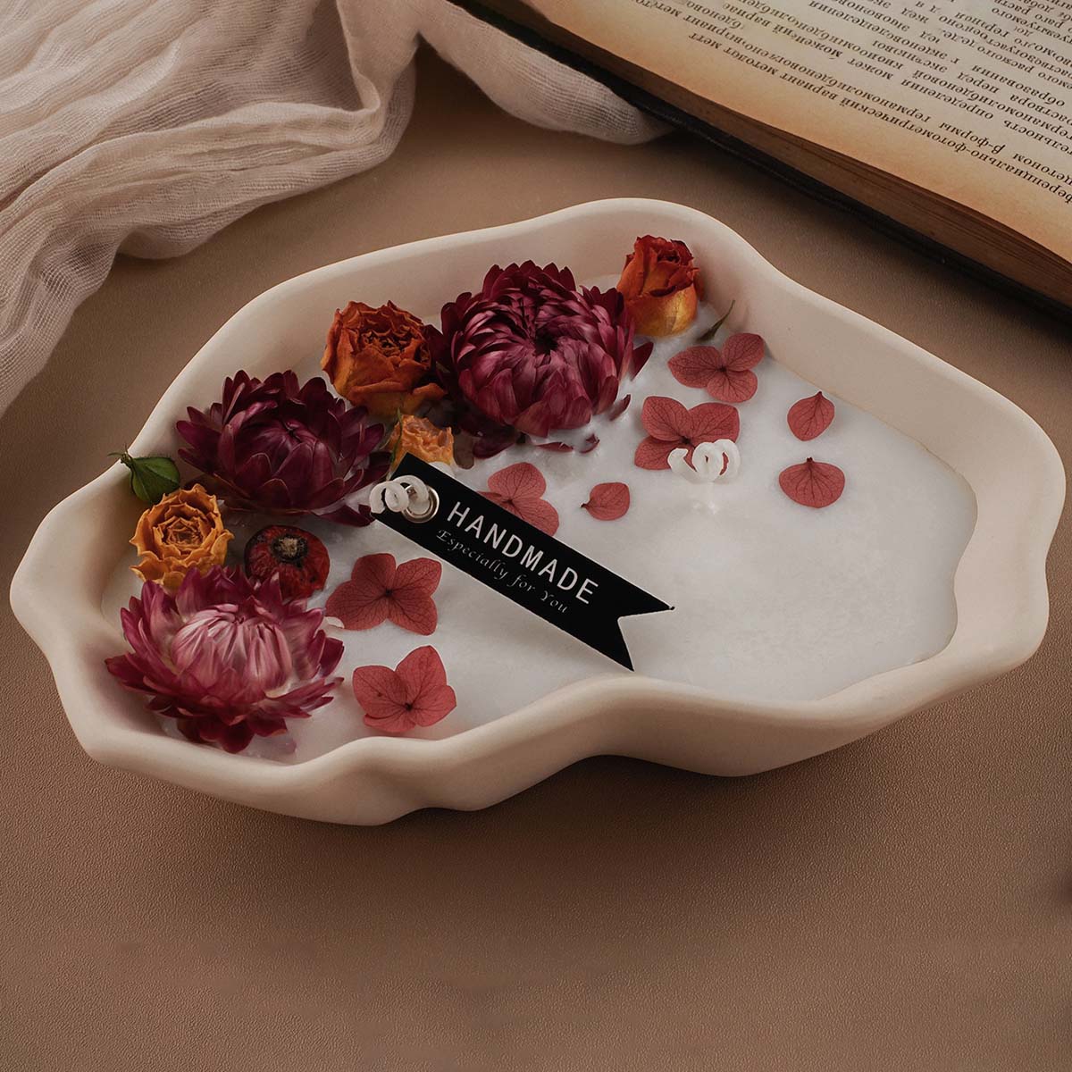 Irregular Candle Bowl Silicone - Craft Embellishment Storage のレビューと価格