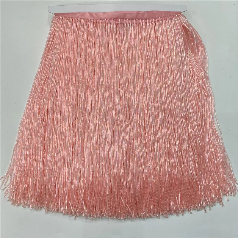 5meters/lot beautiful trim Pol - Beaded Trim Fringe のレビューと価格