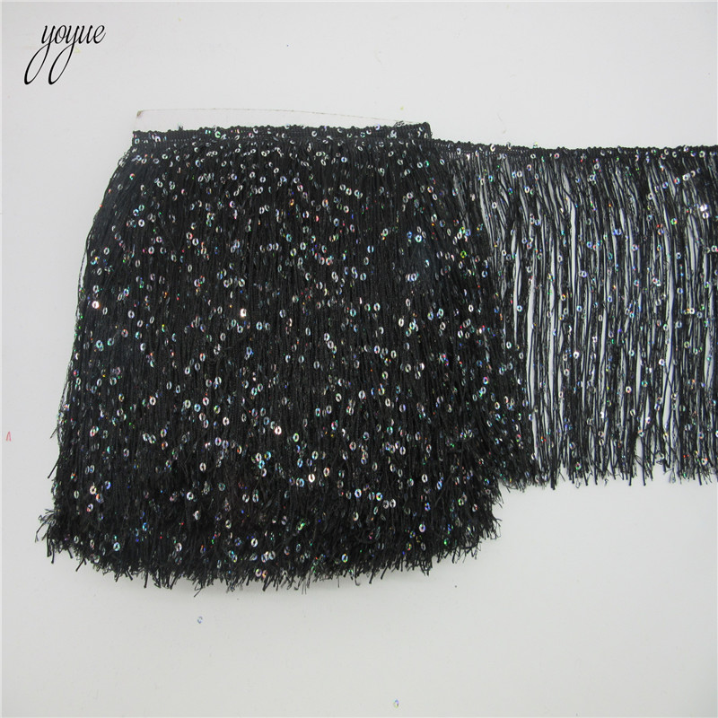 YOYUE 1Yard 20CM Long Polyeste - Beaded Trim Fringe のレビューと価格