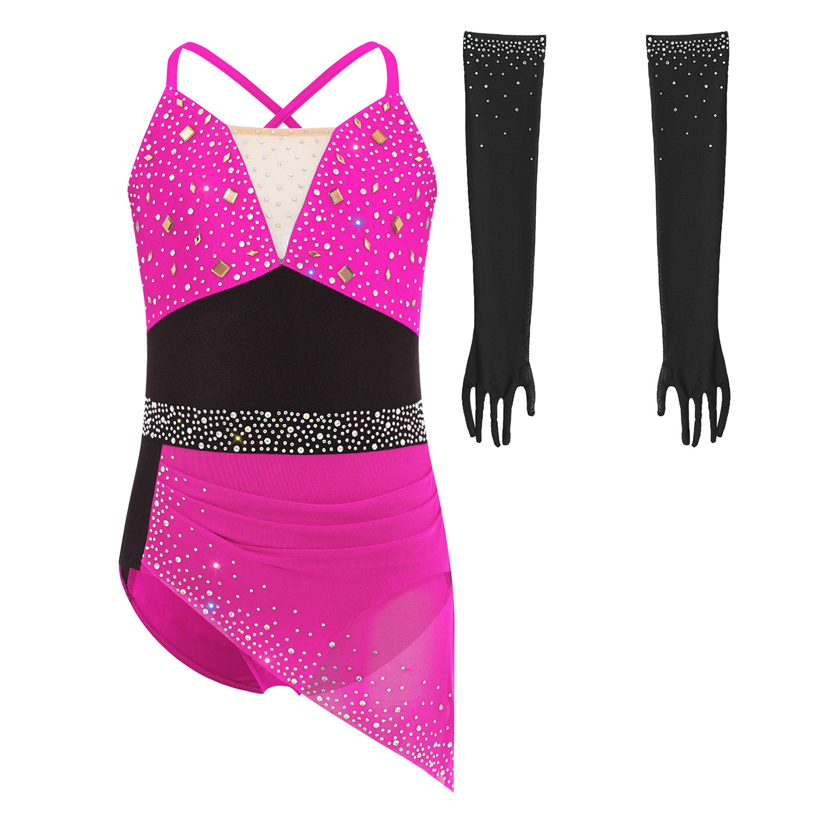 Teen Girls Shiny Rhinestones L - Rhinestone Banding Trim のレビューと価格
