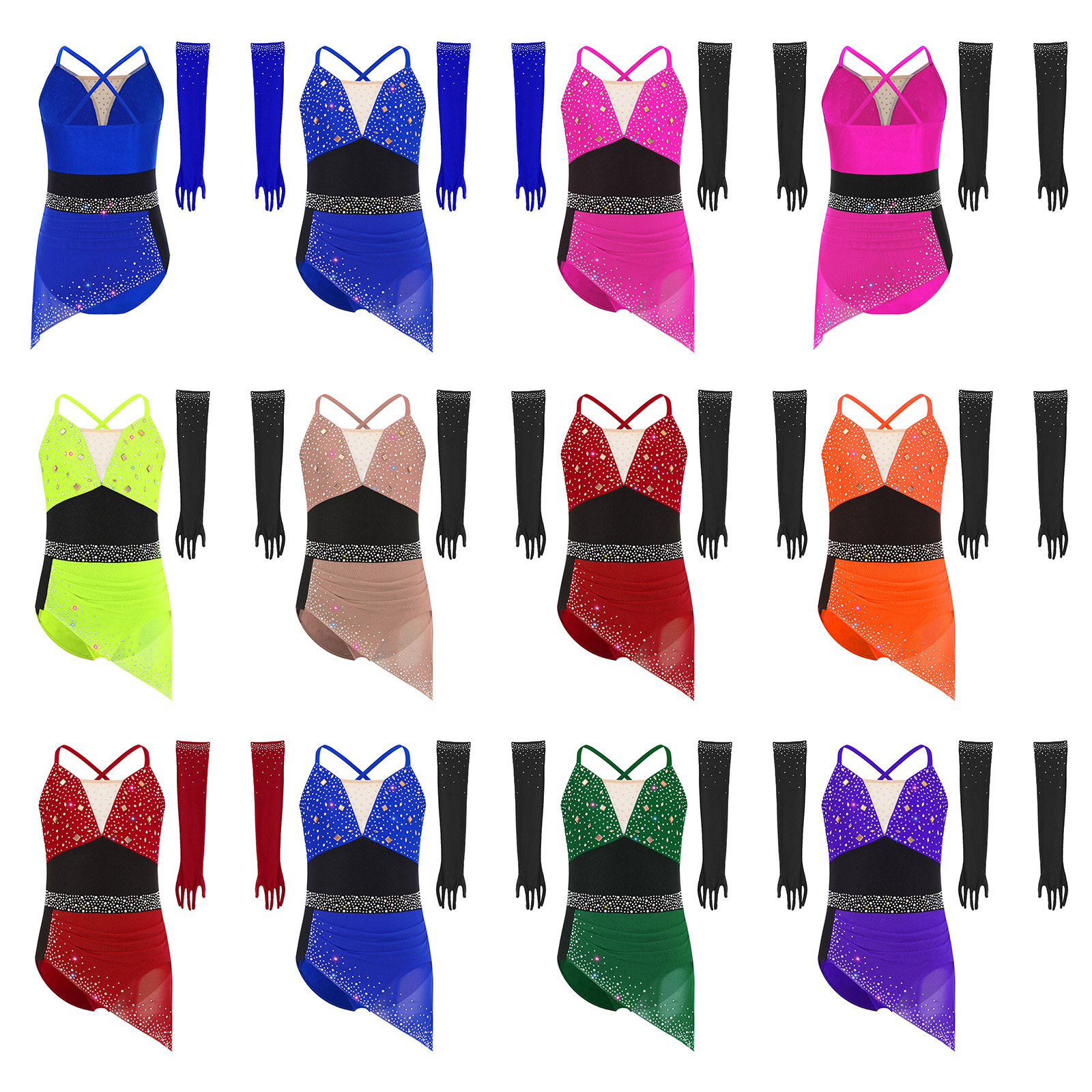 Teen Girls Shiny Rhinestones L - Rhinestone Banding Trim のレビューと価格