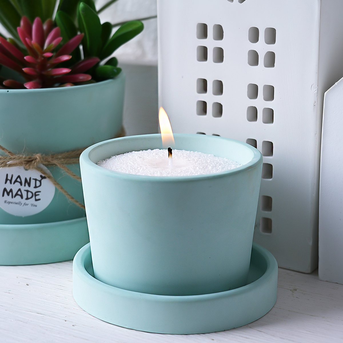 Round Candle Jar Silicone Mold - Craft Embellishment Storage のレビューと価格