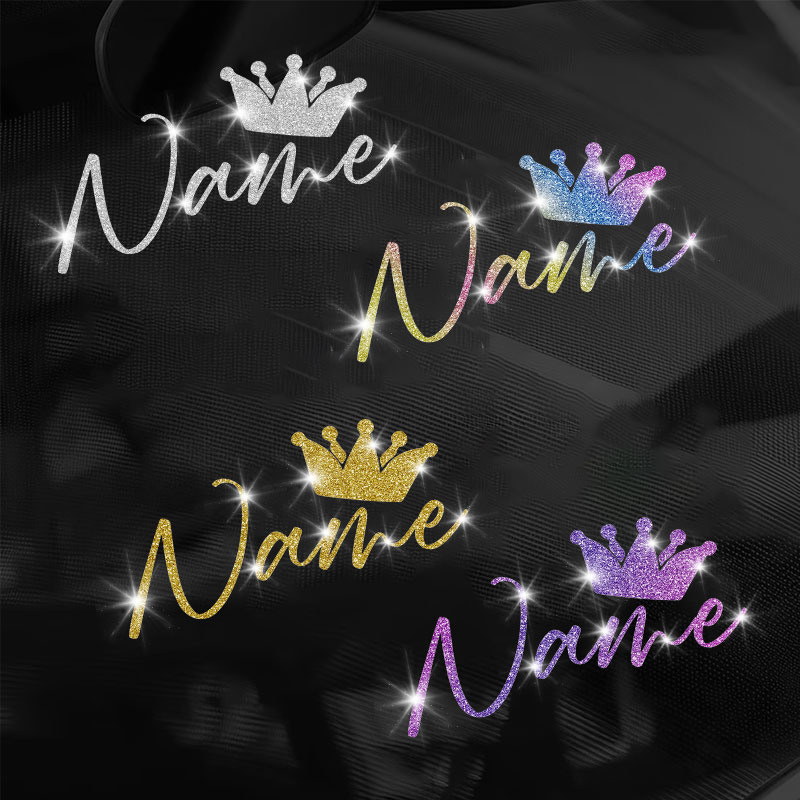 1PC Custom Glitter Crown and N - Glitter Vinyl Roll のレビューと価格