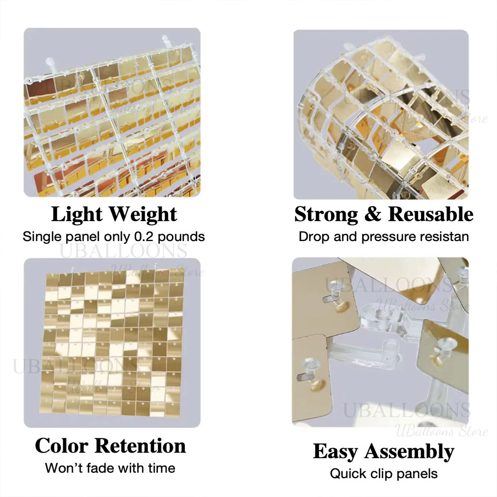Matte Beige Gold Shimmer Sequi - Sequin Fabric Panel のレビューと価格
