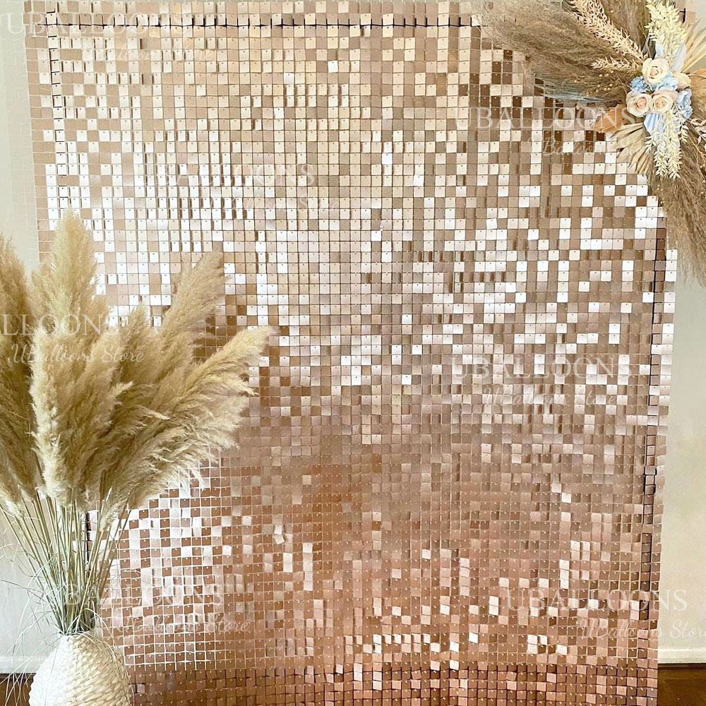 Matte Beige Gold Shimmer Sequi - Sequin Fabric Panel のレビューと価格