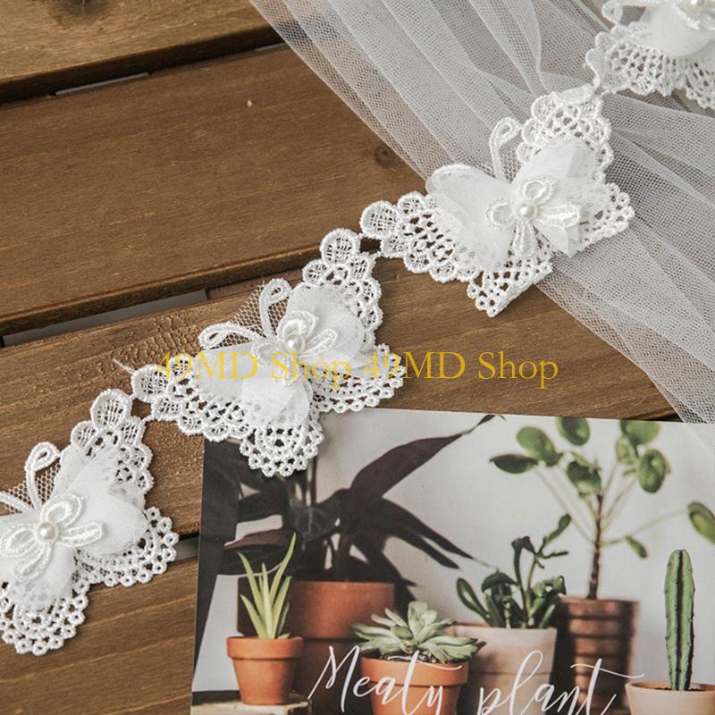 49MD 1 Yard Bowknot for Butter - Lace Ribbon Trim のレビューと価格