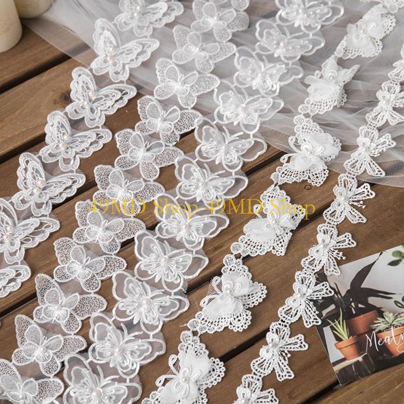 49MD 1 Yard Bowknot for Butter - Lace Ribbon Trim のレビューと価格