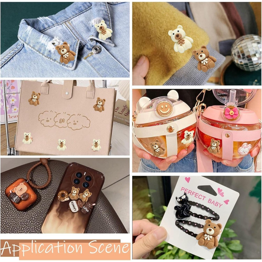 10-100pcs Cartoon Beige Coffee - Embellishments For Scrapbooking のレビューと価格
