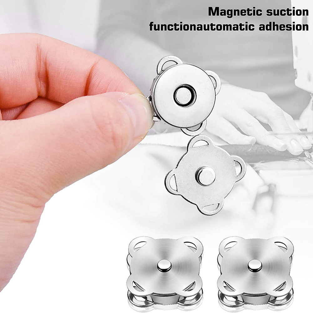 20 Sets Magnetic Button Metal  - Iron On Stud Set のレビューと価格