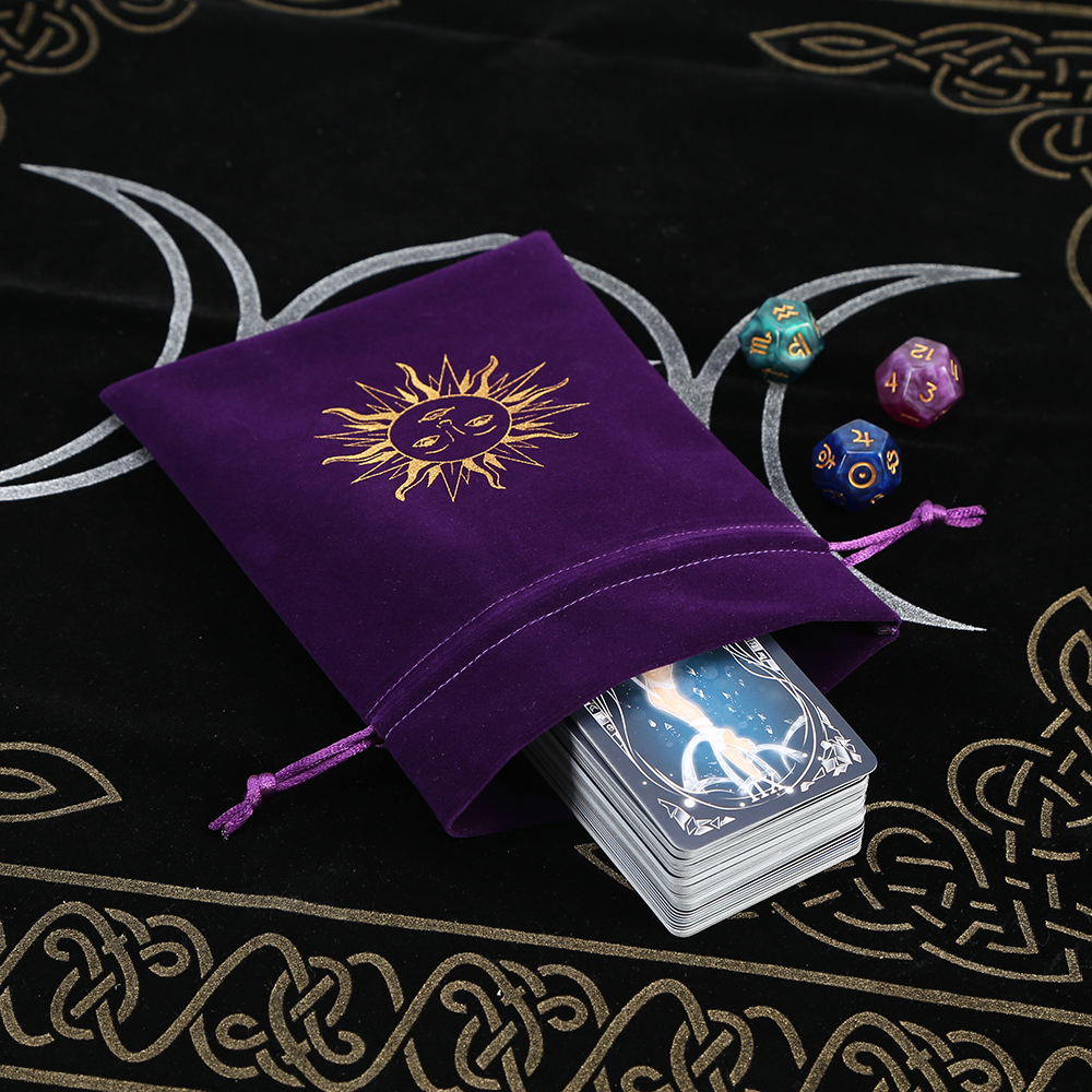 5Pcs Tarot Storage Velvet Bag  - Craft Embellishment Storage のレビューと価格