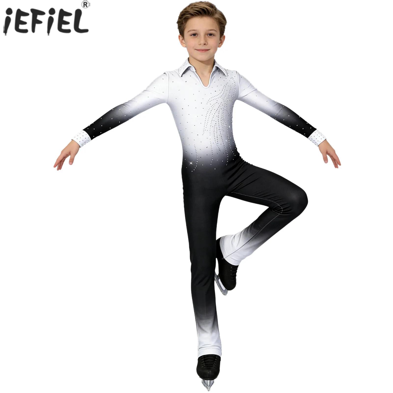 Kids Boys Figure Skating Dance - Rhinestone Banding Trim のレビューと価格