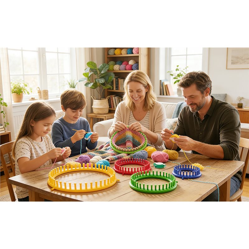 Round Knitting Loom For Hats S - Pom Pom Maker Tool のレビューと価格