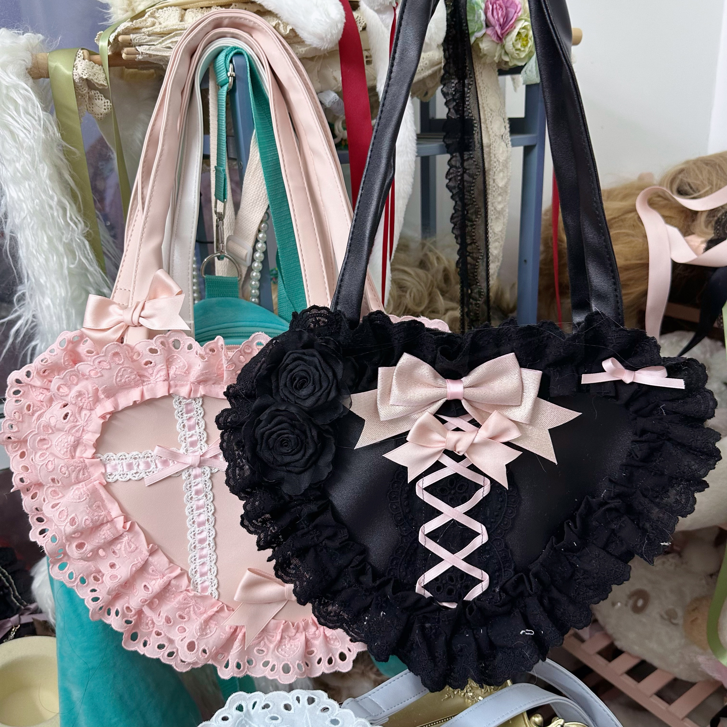 Japanese Daily Out Dating Loli - Lace Ribbon Trim のレビューと価格