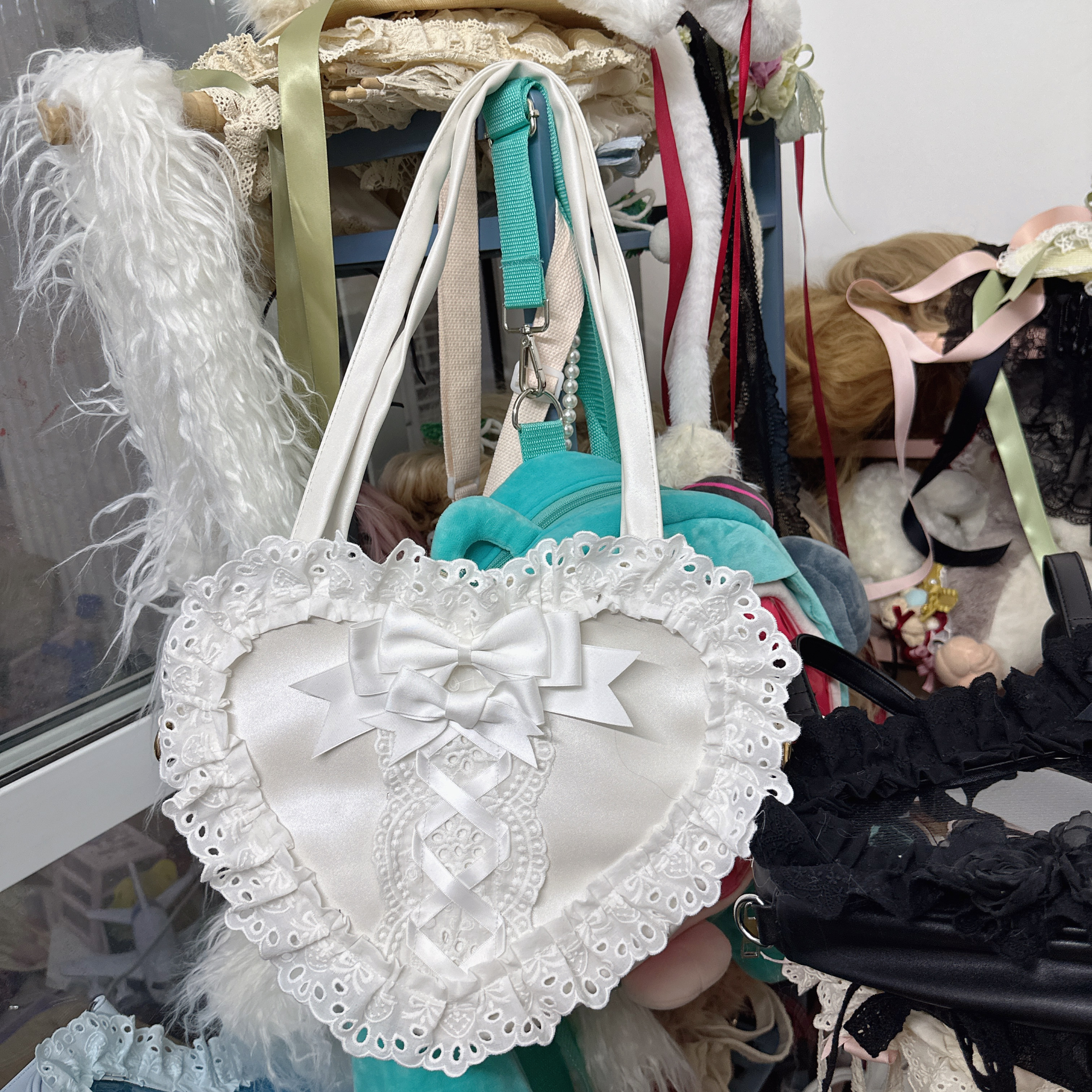 Japanese Daily Out Dating Loli - Lace Ribbon Trim のレビューと価格