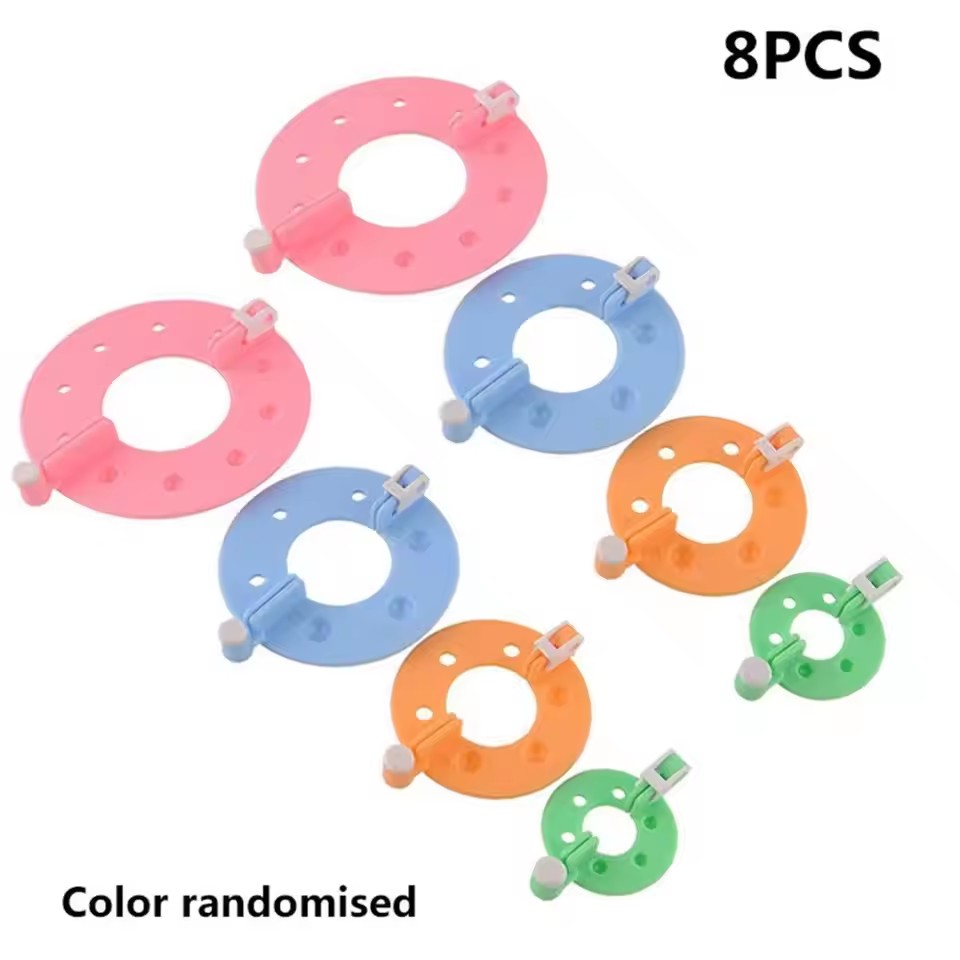 8PCS 4 Sizes Fluff Ball Weaver - Pom Pom Maker Tool のレビューと価格