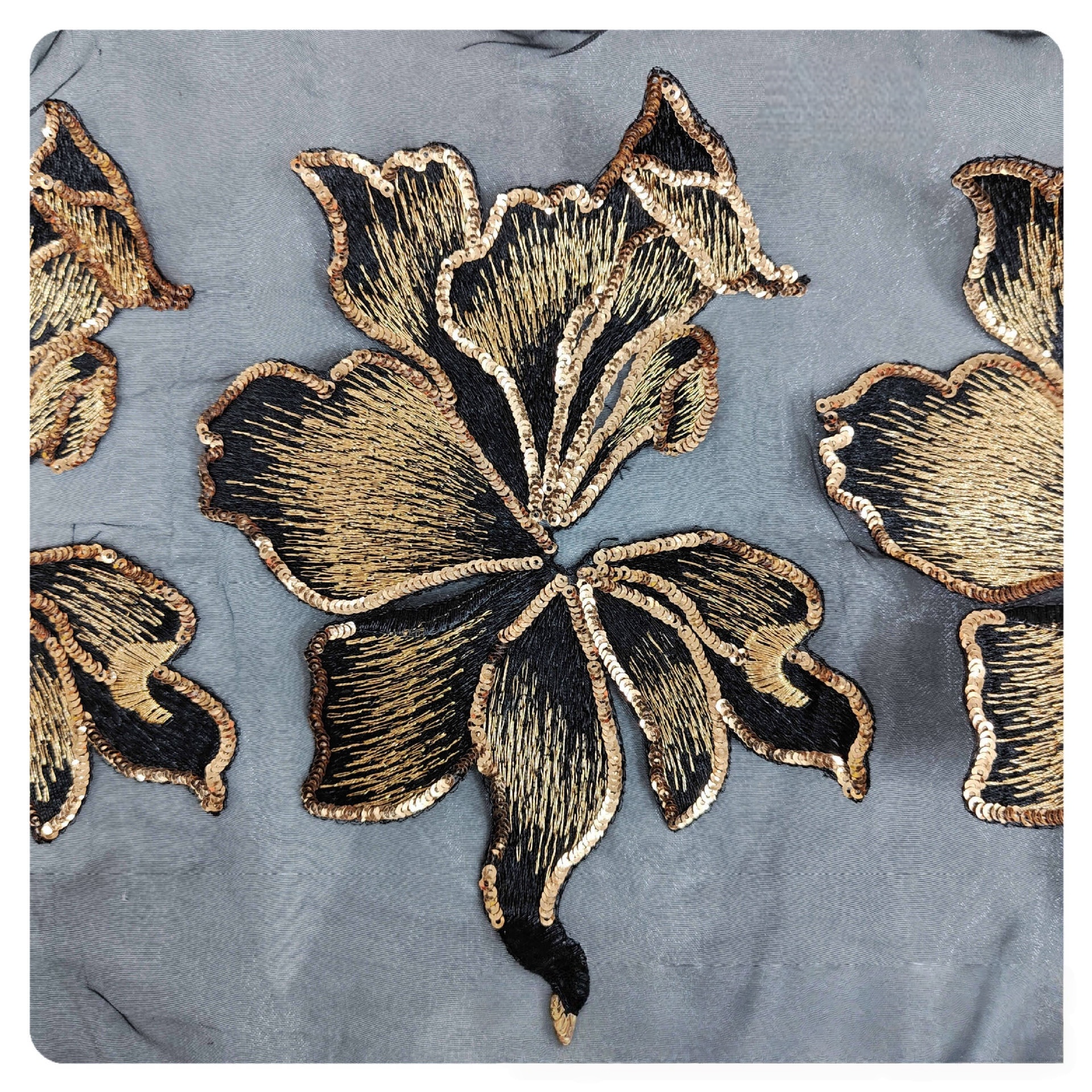 Organza Embroidery Applique Pa - Craft Embellishments のレビューと価格