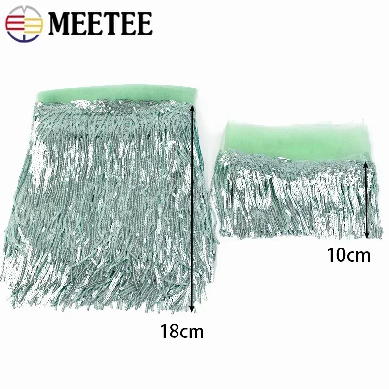 2/5/10Yards Sequin Embroidery  - Beaded Trim Fringe のレビューと価格