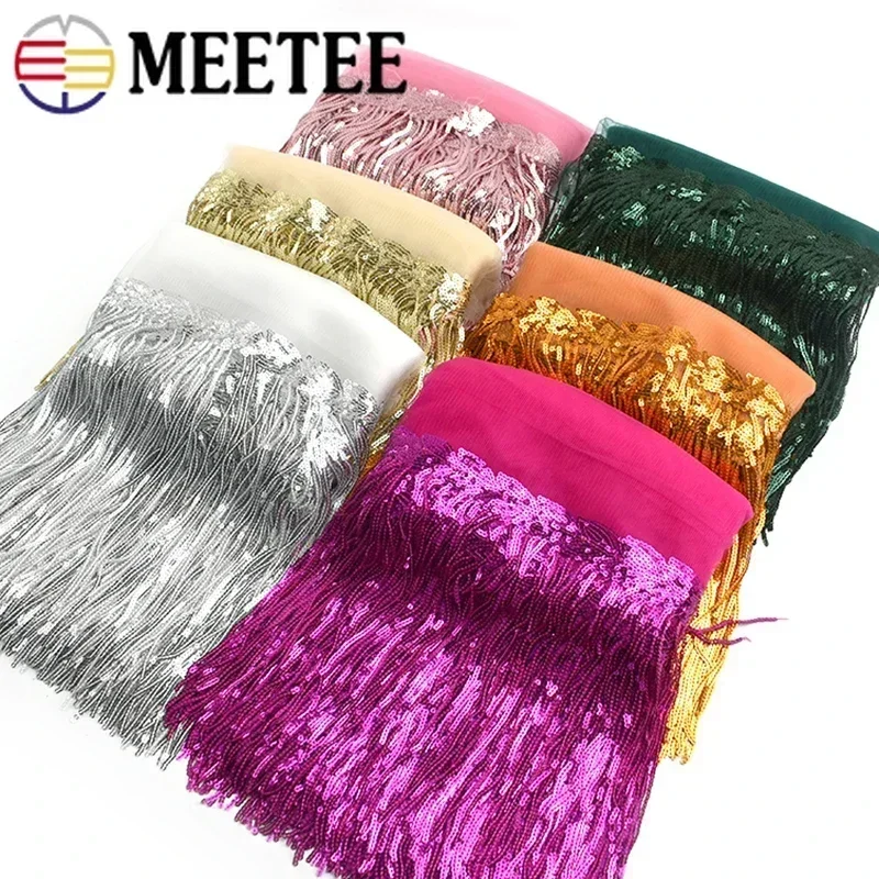 2/5/10Yards Sequin Embroidery  - Beaded Trim Fringe のレビューと価格