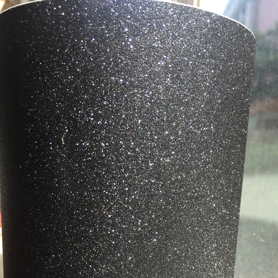 50CM*300CM black Glitter Diamo - Glitter Vinyl Roll のレビューと価格